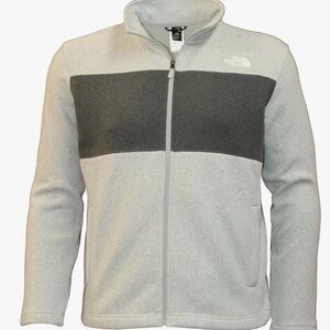 The North Face Gray Full-Zip Fleece